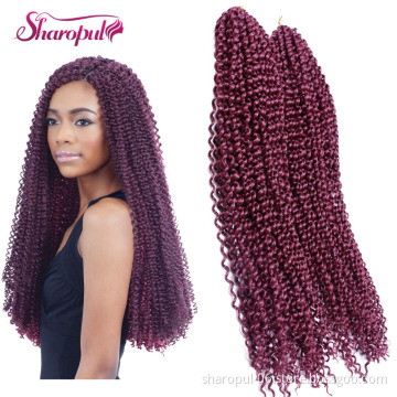 Micro Knot 24inch 100gram Soft Zizi Braids Synthetic Braiding Hair Curl Crochet Twist Hair Extension